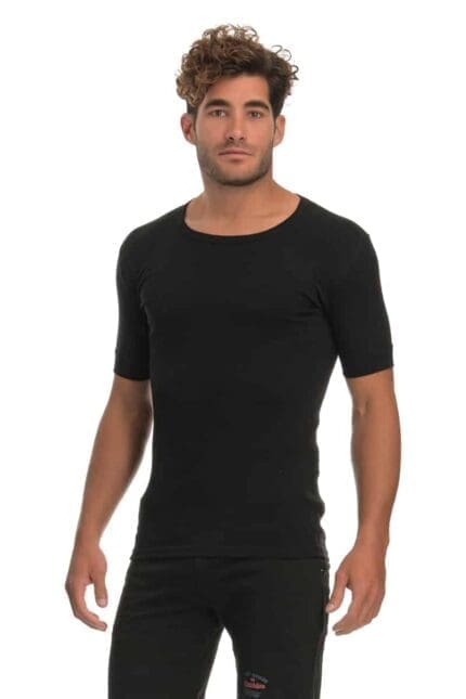 T-shirt Short Sleeve with Open Neck - esorama.gr