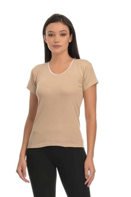 T-shirt Short Sleeve with Neckline - esorama.gr